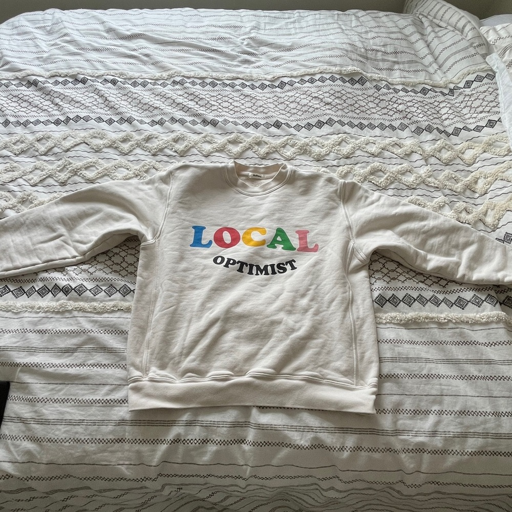 Local Optimist Cream Sweatshirt